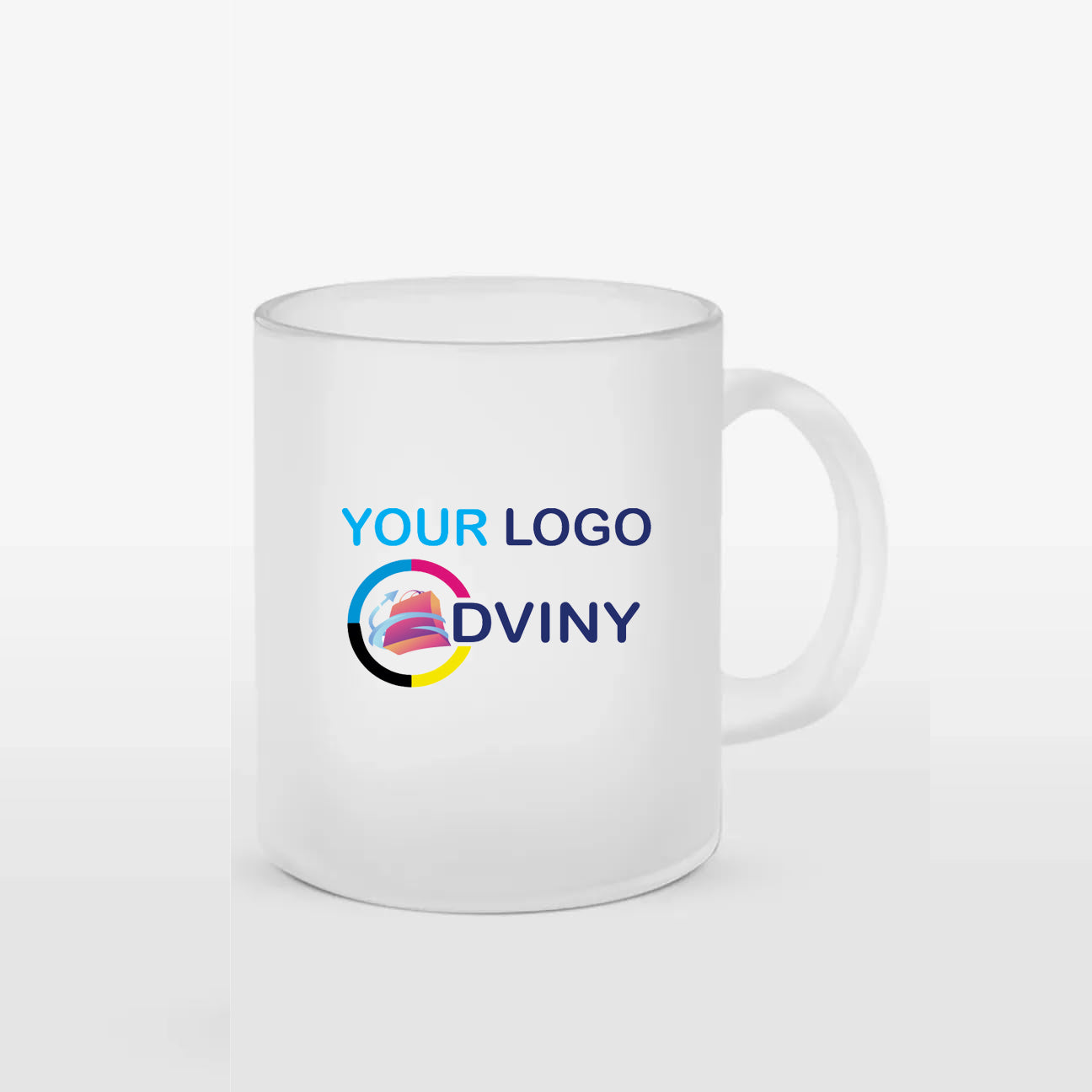 11oz Frosted Glass Mug,