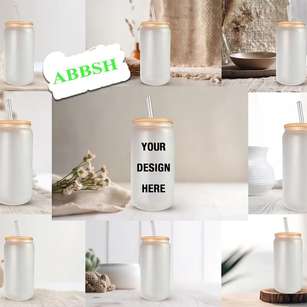 Frosted Glass Cups
